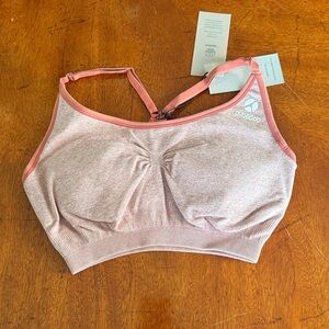 NWT Avocado Blush Pink Sports Bra Size M/L